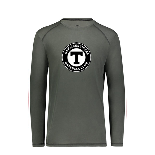 [6846.98D.S-LOGO2] Youth SoftTouch Long Sleeve (Youth S, Gray, Logo 2)