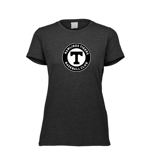 [FTSCUBBK-FAXS-LOGO2] Decker Women's Tri-Blend T-Shirt - Short Sleeve (Female Adult XS, Black, Logo 2)
