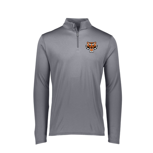 [FTLQFLGY-FAXS-LOGO1] Decker Women's Flex-Lite 1/4 Zip Shirt (Female Adult XS, Gray, Logo 1)