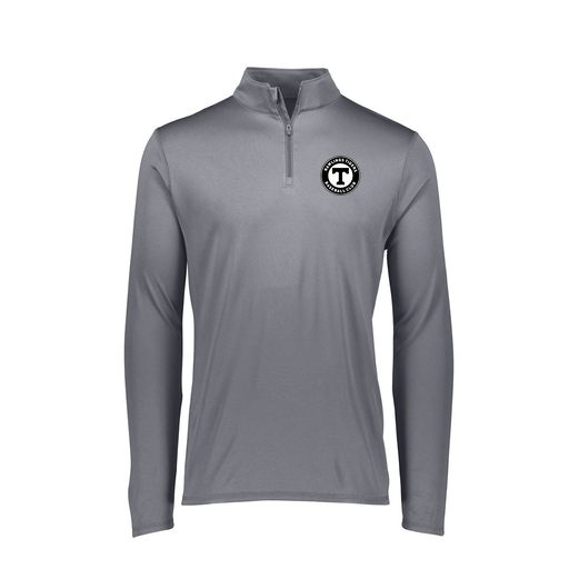 [FTLQFLGY-FAXS-LOGO2] Decker Women's Flex-Lite 1/4 Zip Shirt (Female Adult XS, Gray, Logo 2)