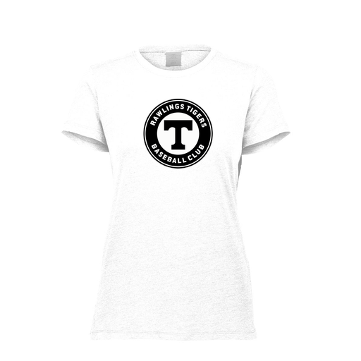 [FTSCUBWH-FAXS-LOGO2] Decker Women's Tri-Blend T-Shirt - Short Sleeve (Female Adult XS, White, Logo 2)