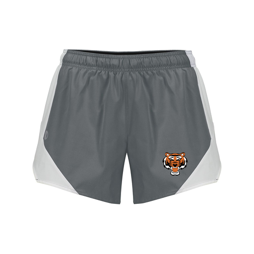 [229489.R04.S-LOGO1] Girls Olympus Shorts (Female Youth S, Gray, Logo 1)