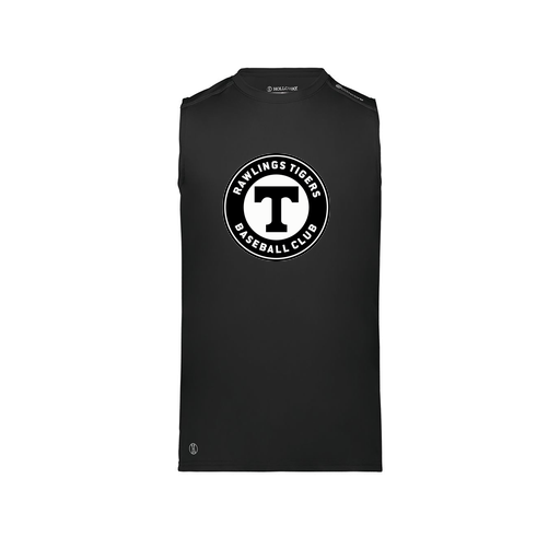 [222593.080.S-LOGO2] Men's CoolDry TankTop (Adult S, Black, Logo 2)