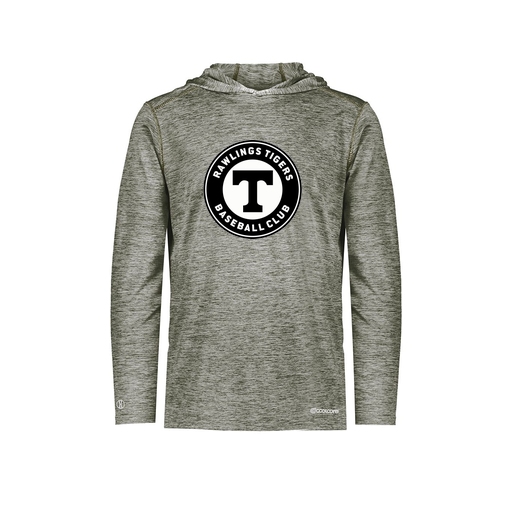 [FOLHCGGY-AS-LOGO2] Decker Men's Charge Hoodie (Adult S, Gray, Logo 2)