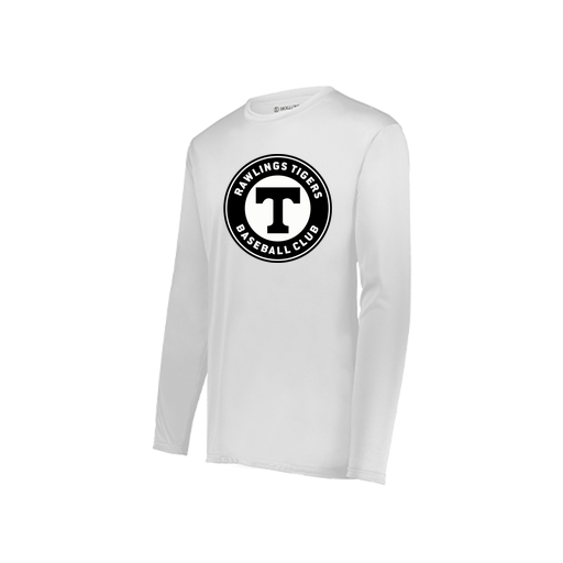 [222822.005.XS-LOGO2] Men's LS Smooth Sport Shirt (Adult XS, White, Logo 2)
