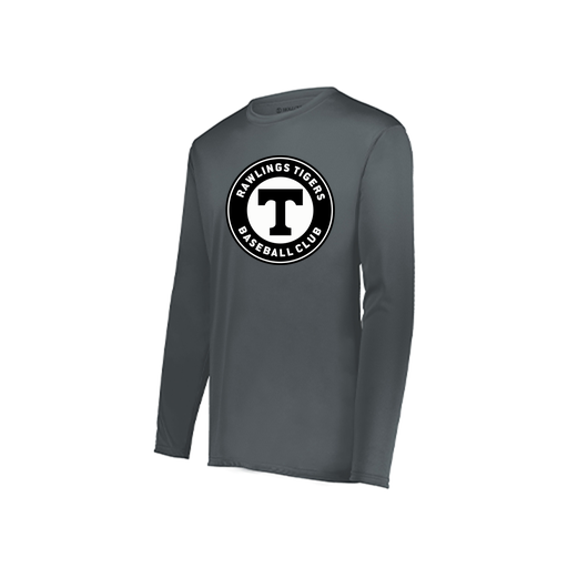 [222822.059.XS-LOGO2] Men's LS Smooth Sport Shirt (Adult XS, Gray, Logo 2)